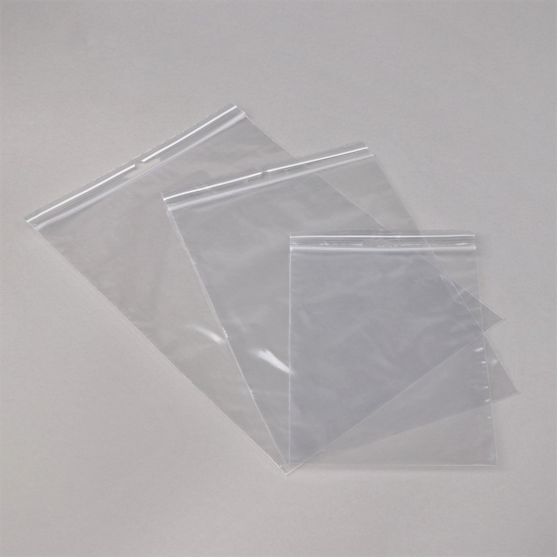 Aizveramie maisiņi 30x40cm minigrip, caurspīdīgi, LDPE, iepakojumā 100gab.
