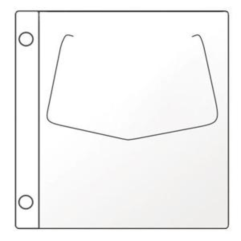 Kabatiņas CD/DVD ar perforāciju 10 gabali