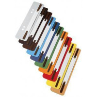 Ieliktņi dokumentu iesiešanai 25 gab. oranža krāsa