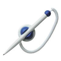 Lodīšu pildspalva statīvā KLICK-FIX-PEN Schneider, zila tinte