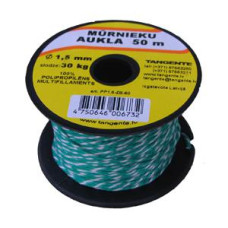Vīta aukla 1.5mmx50m zaļa/balta