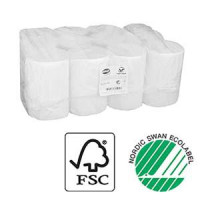 Dvieļi Ooops! Coreless 108m, 1 slāņa, balti