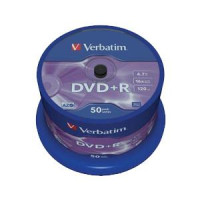 DVD+R 4.7Gb 120min 16x par 1gab Verbatim iepak