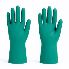 Nitril cimdi, "Super Nitrile", 33cm, zaļi, 400mik, (XL), (pāris)