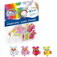 Dekors Poga PŪCE koka 20x30 mm,15 gab.