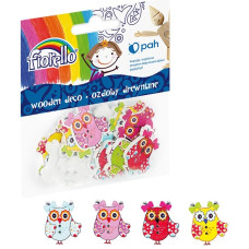 Dekors Poga PŪCE koka 20x30 mm,15 gab.