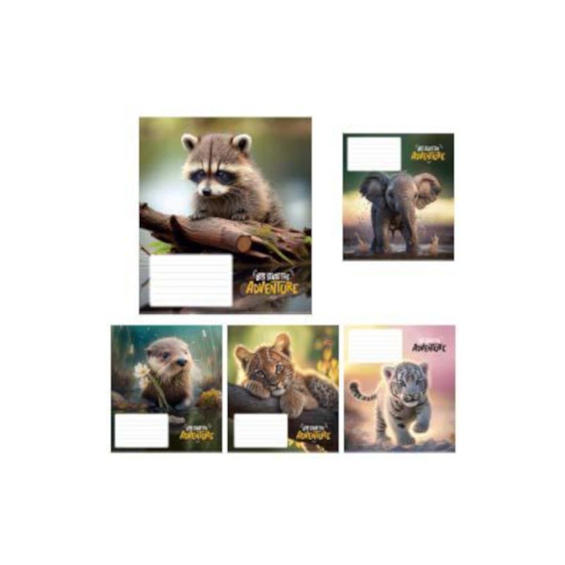 Burtnīca 12 lapas līniju, Adventure, UV laka