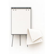 Papīra bloks 20 lap. Flipchart 60x85cm, balts,