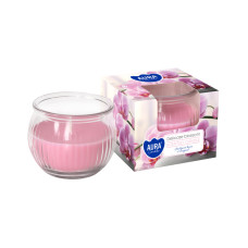 Svece stikla traukā arom. "Bispol" 18h Delicate blossom