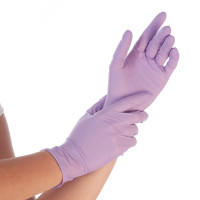 Nitrila cimdi SAFE LIGHT, 24cm, violeti, M, bez pulvera  (100gab)