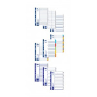 Sadalītājs dokumentiem FORPUS 1-5  krāsains A4