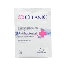 MERKANT Mitrā antibakteriālā salvete Cleanic, 1 gab/125x180 mm,/450 gab..kastē/kaste 390x2