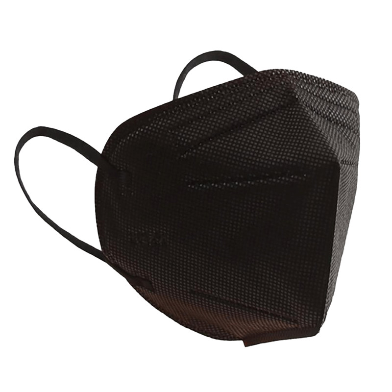 Filtrējoša pusmaska  5-slāņu FFP2 Melna/15,8x10,8 cm/20 gab iepakojumā