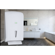 Turētājs dvieļu Z loksnēm, itilpība 400 loksnes, K21, balts, 74 x 54 x 44 cm, (14 gab/kast