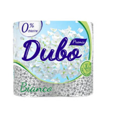WC papīrs DIVO PREMIO BIANCO, balts, 3 kārtas, 4 gab. ( Izcelsmes valsts Ukraina )
