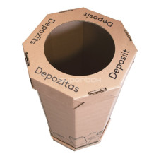 Kartona tvertne atkritumu šķirošanai ''Depozīts'', 1gb.