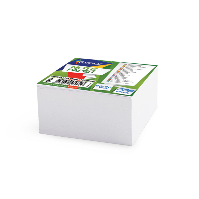Papīrs piezīmēm 9x9cm FORPUS 500 lp