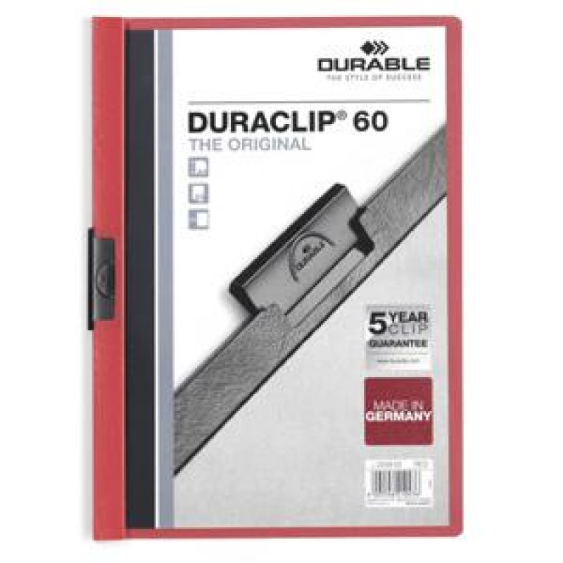 *Mape Duraclip Original 60 DURABLE, sarkana