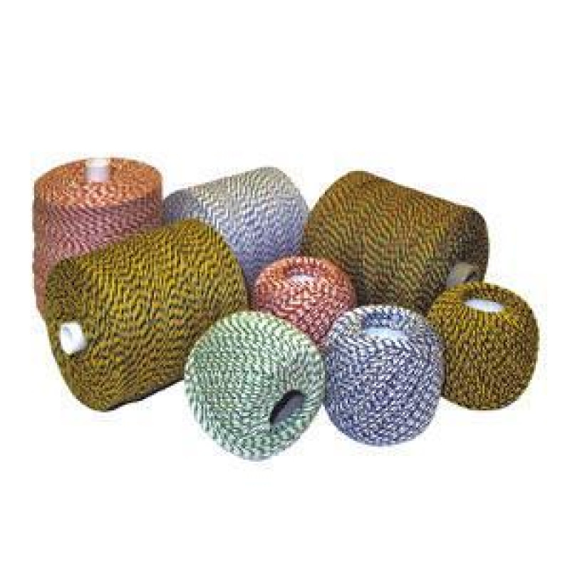 Notāra diegs 35m/10gr, zaļa/balta