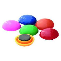 Magnēti 20 mm, sarkana krāsa PL