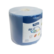 Industriālais papīrs BOBINA BLU, zils, 3-slāņu, celuloze, d.- 26 cm., 192m., 800 lock., 25