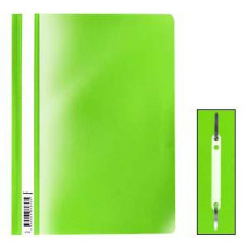 *Ātršuvējs A4 neon zaļš ar caurspīdīgu vāku