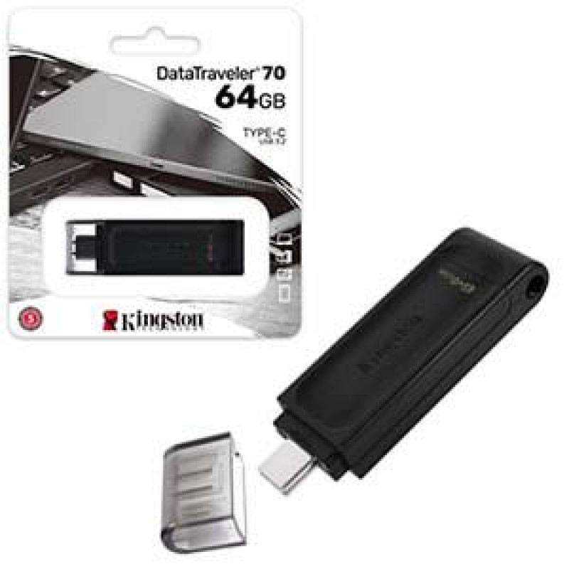 Atmiņa 64GB USB-C 3.2 DataTravel 70 Kingston SWE