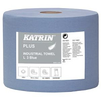Industriālais papīrs Plus L2 Blue 344m, 2 slāņi, Katrin
