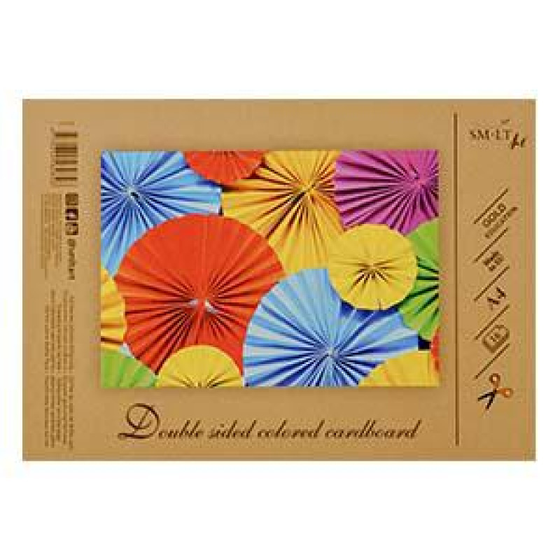 Krāsains kartons A3, 16 lapas (16 krāsas)