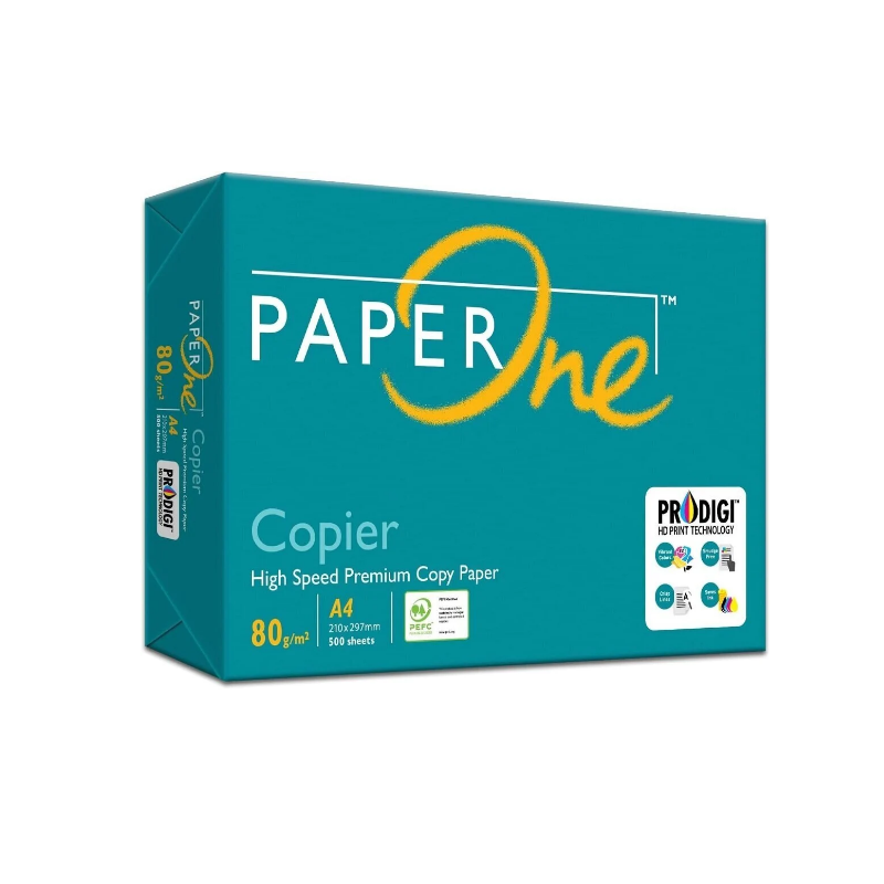 Papīrs A4, 80g/m2, PAPER ONE COPIER, 500 loksnes