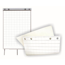 Papīra bloks 20 lap. Flipchart 60x85cm, rūtiņu,