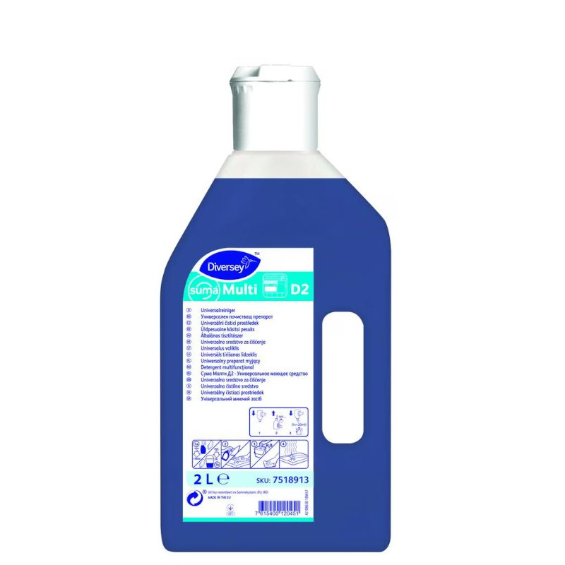 Suma Multi D2 Universāls mazgāšanas līdzeklis 2L (6gab/iep)