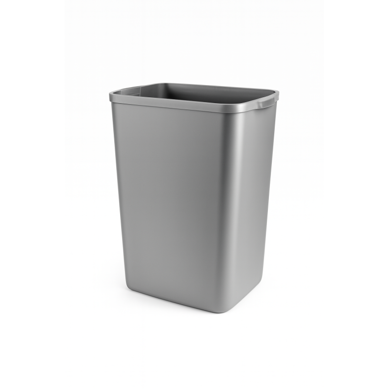 Atkritumu tvertne 43L satin