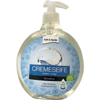 SOFT & GENTLE krēmziepes SENSITIVE 500ml ( Izcelsmes valsts Vācija )