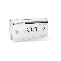 Melni nitrila cimdi b/p MESASEPT,izm. M, N100