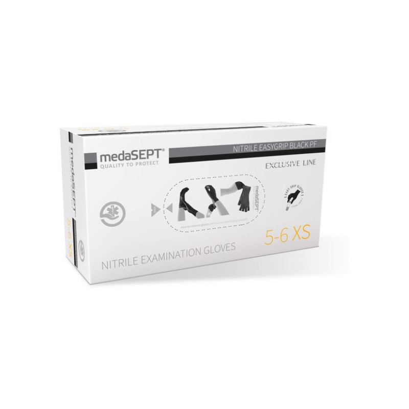 Melni nitrila cimdi b/p MESASEPT,izm. M, N100