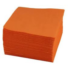 Galda salvetes, 33x33cm, 3-kārt., (50gab), oranžas