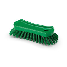Rokas birste ARICASA, Hard, 23cm, PP/PBT, zaļa, sara diametrs 0,75 mm, (6gab/kastē)