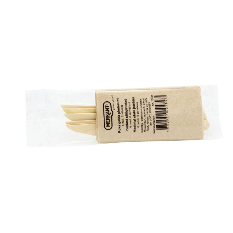 Koka Naži ar ECO salvetēm , 6+6 gab.