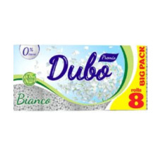 WC papīrs DIVO PREMIO BIANCO, balts, 3 kārtas, 8 gab. ( Izcelsmes valsts Ukraina )