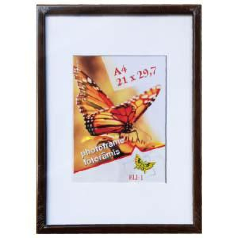 Fotorāmis 21x30cm AURA tumši brūns, plastika