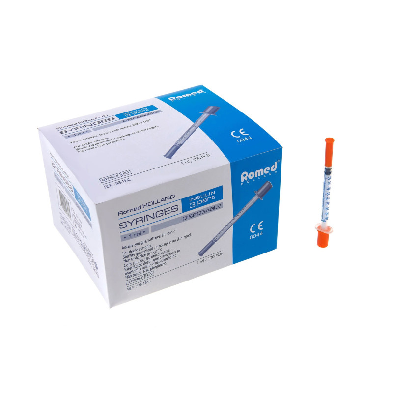 Šļirce 1ml insulīna Romed N1
