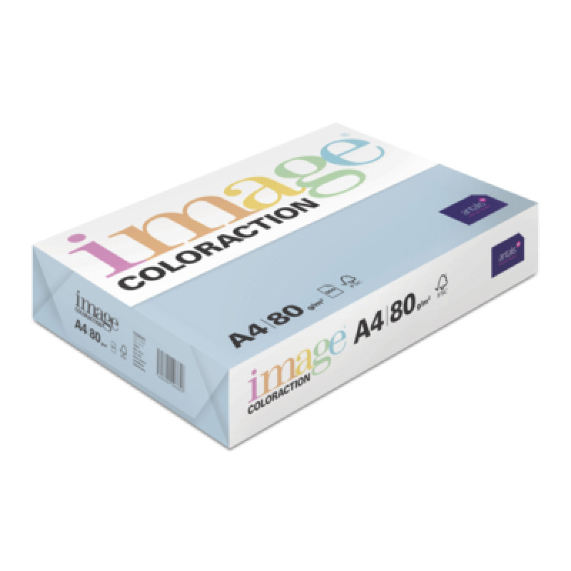 Krāsains papīrs IMAGE C. A4 80g/m2 500lap.Iceberg/ledus zils