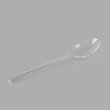 Plastmasas ēdamkarotes 18,5cm, caurspīdīgas, iepakojumā 50gab. (40iep/kastē)