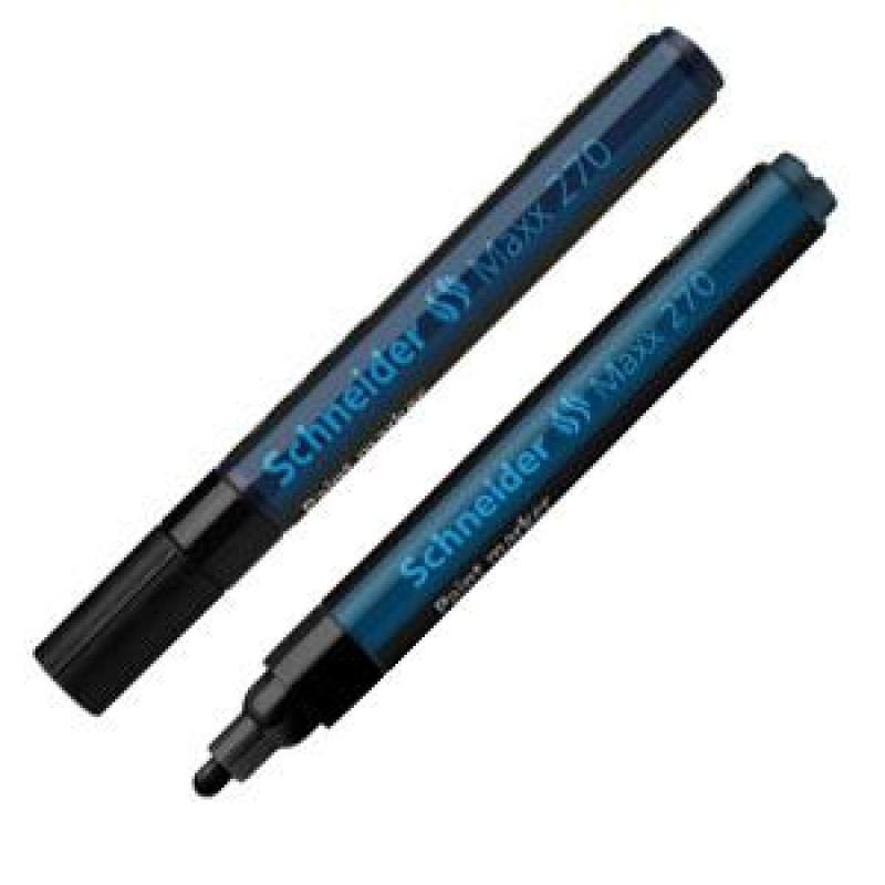Noturīgais marķieris Maxx 270 Paint 1-3mm., konisks, melns SCHNEIDER