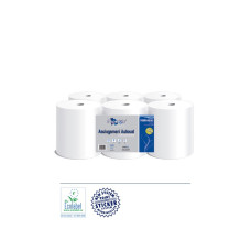 Papīra dvielis Autocut PAPERBLU, celuloze, 140 m.,  2 slani, ø 19 cm, 19,8x18,5cm, 20g/m2,