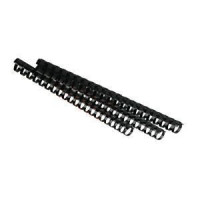 Spirāles d-6mm melnas, 100gab. Fellowes