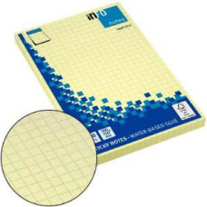 Līmlapiņas 100x150mm rūtiņu dzeltenas, 100 lapas