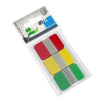 Indeksi 25x38mm 3 krāsas x 25gab. komplekts