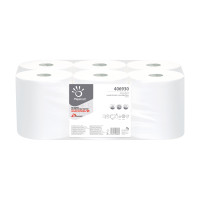Roku dvielis STANDARD White, rullis,1-slāņa, neperforēts, 292 m, (H)19,7cm, ø20cm, 22g/m2,